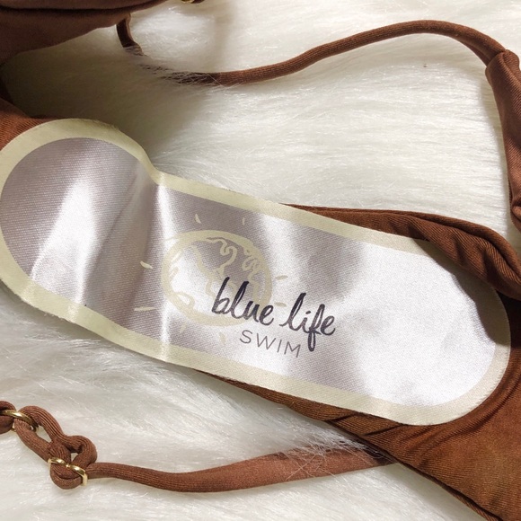 NWT Blue Life Sweetheart Cheeky Bikini Bottoms Small - Picture 6 of 8